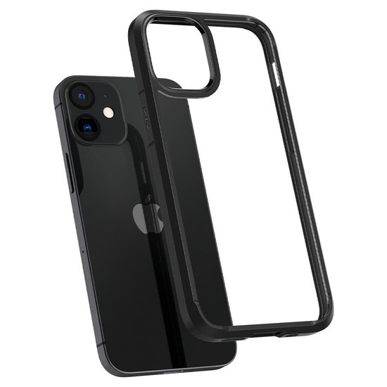 Spigen Ultra Hybrid iPhone 12 mini hoesje Zwart