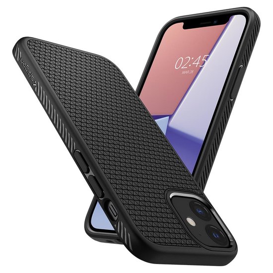 Spigen Liquid Air iPhone 12 mini hoesje Zwart