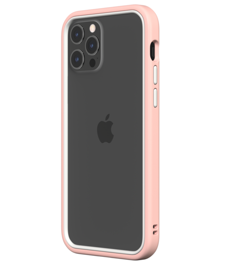 Rhinoshield CrashGuard NX iPhone 12 Pro / iPhone 12 hoesje Roze / Wit