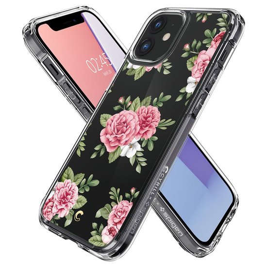 Spigen Ciel iPhone 12 mini hoesje Pink Floral