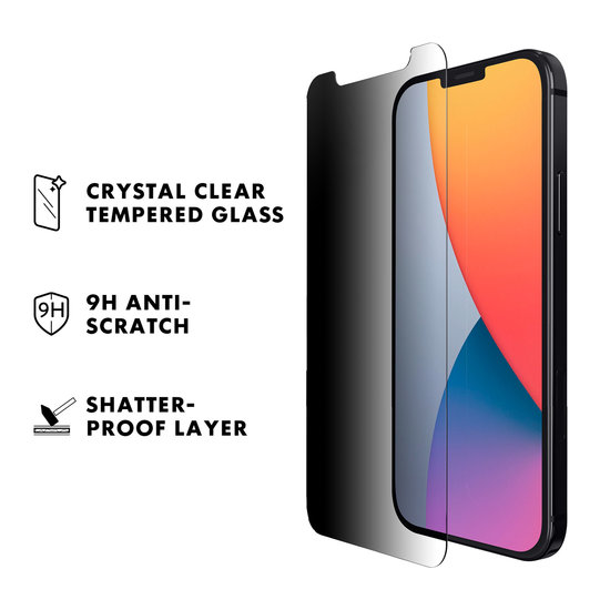 LAUT Prime Privacy Glass iPhone 12 Pro Max screenprotector