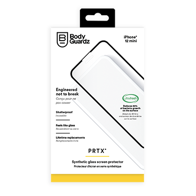 BodyGuardz PRTX iPhone 12 Pro / iPhone 12 glazen screenprotector 