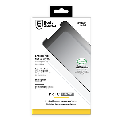 BodyGuardz PRTX Privacy iPhone 12 Pro / iPhone 12 glazen screenprotector