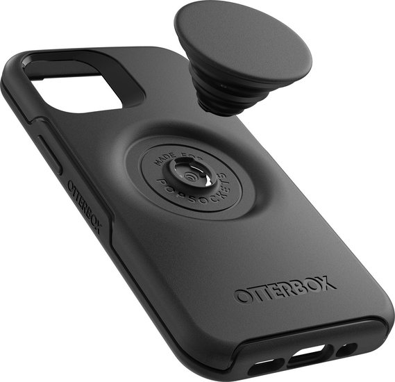 Otterbox Symmetry + Pop iPhone 12 mini hoesje Zwart