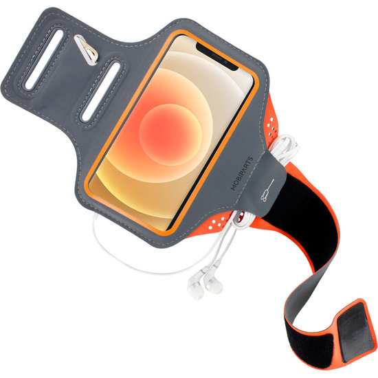 Mobiparts&nbsp;Comfort iPhone 12 Pro / iPhone 12 sportband Oranje