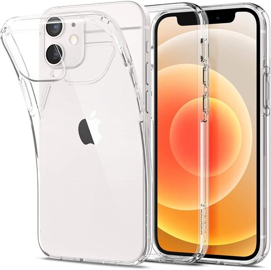 Spigen Crystal Flex iPhone 12 mini hoesje Transparant