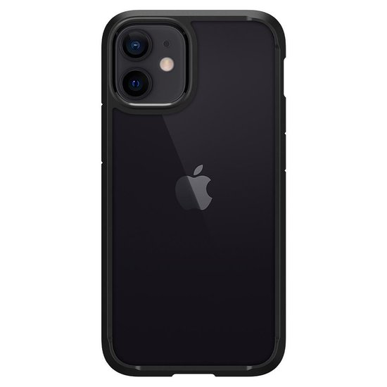 Spigen Crystal Hybrid iPhone iPhone 12 mini hoesje Zwart