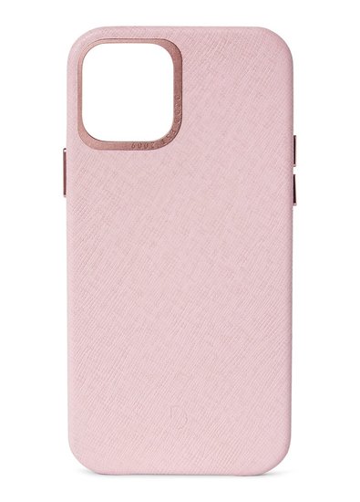 Decoded Leather Backcover iPhone 12 Pro / 12 hoesje Rose