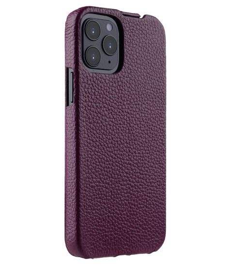 Melkco Leather Jacka iPhone iPhone 12 Pro / iPhone 12 hoesje Paars