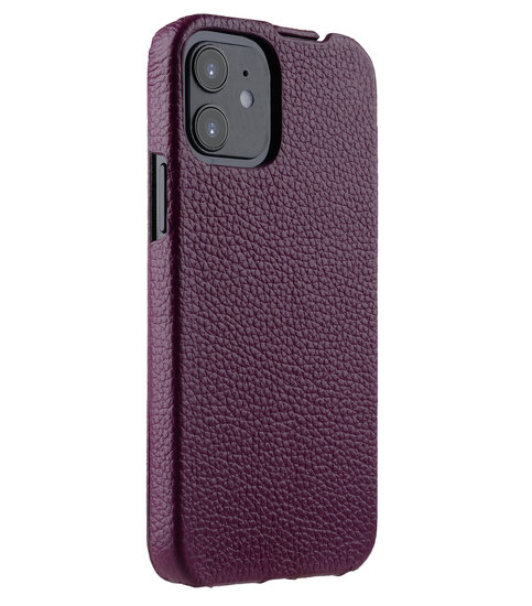 Melkco Leather Jacka iPhone iPhone 12 mini hoesje Paars