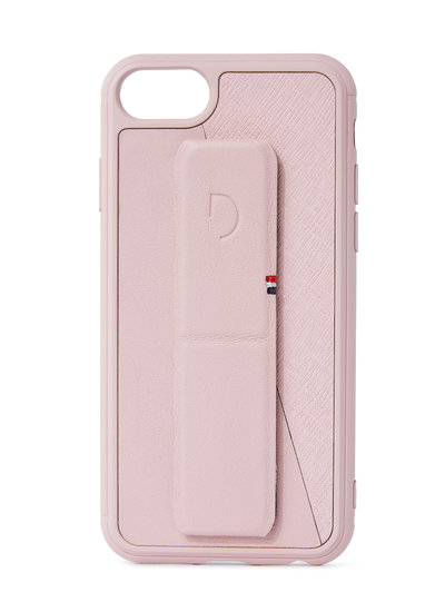 Decoded Leather Dual Stand iPhone SE 2022 / 2020 hoesje Roze