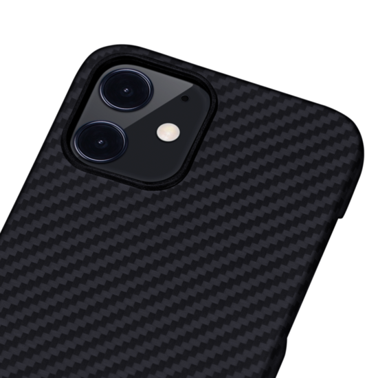 Pitaka MagEZ iPhone 12 mini aramid fiber hoesje Zwart