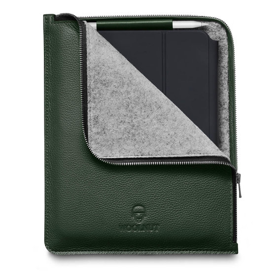 Woolnut Leather Folio iPad Air 2020 / iPad Pro 11 inch&nbsp;hoesje Groen