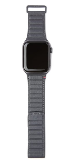 Decoded Magnetic Traction Apple Watch 41 / 40 mm bandje Antraciet