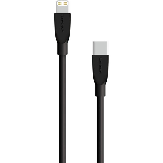 Mobiparts USB-C naar&nbsp;Lightning kabel 1 meter Zwart