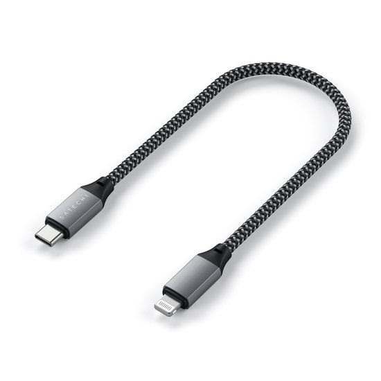 Satechi USB-C naar Lightning kabel 25 cm