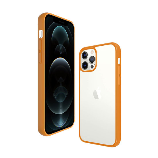 PanzerGlass ClearCase iPhone 12 Pro Max hoesje Oranje