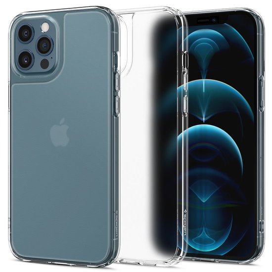 Spigen Quartz Hybrid iPhone 12 Pro Max hoesje Mat Doorzichtig