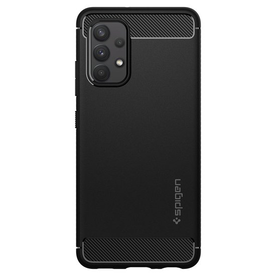 Spigen Rugged Armor Galaxy A52 hoesje Zwart