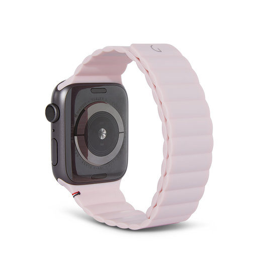 Decoded Silicone Magnetic Apple Watch 44 mm bandje Roze