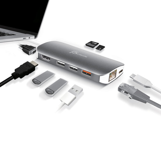 j5create 10 in 1 USB-C multi adapter