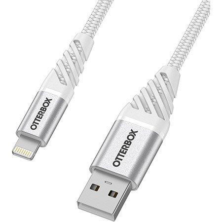 Otterbox Premium Lightning naar USB-A kabel 1 meter Wit