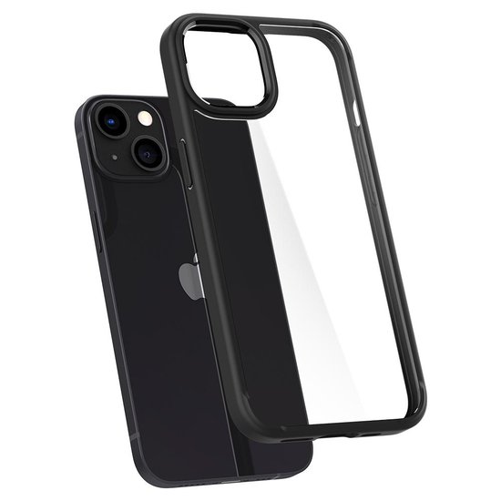 Spigen Ultra Hybrid iPhone 13 hoesje Zwart