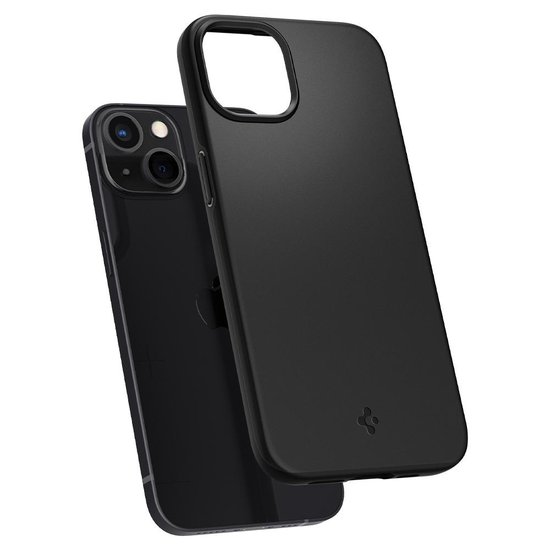 Spigen Thin Fit iPhone 13 hoesje Zwart