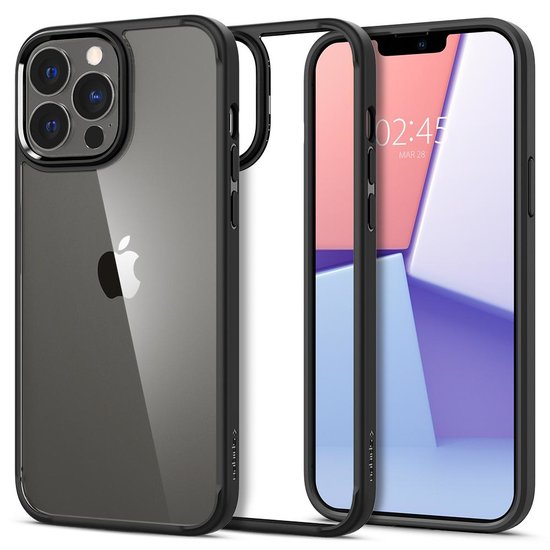 Spigen Ultra Hybrid iPhone 13 Pro Max hoesje Zwart