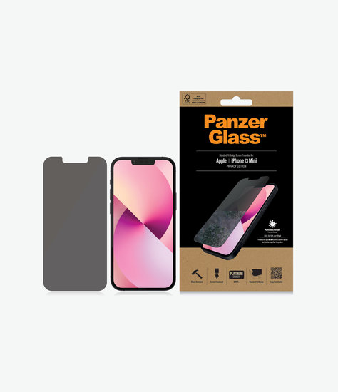 PanzerGlass Privacy Glazen iPhone 13 mini&nbsp;screenprotector