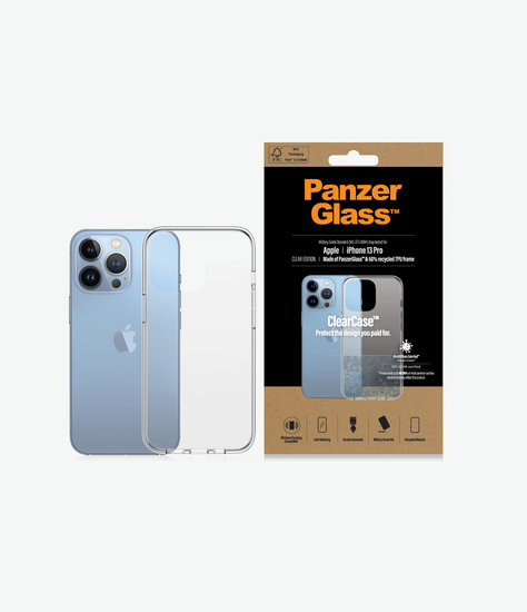 PanzerGlass ClearCase iPhone 13 Pro Max hoesje Doorzichtig