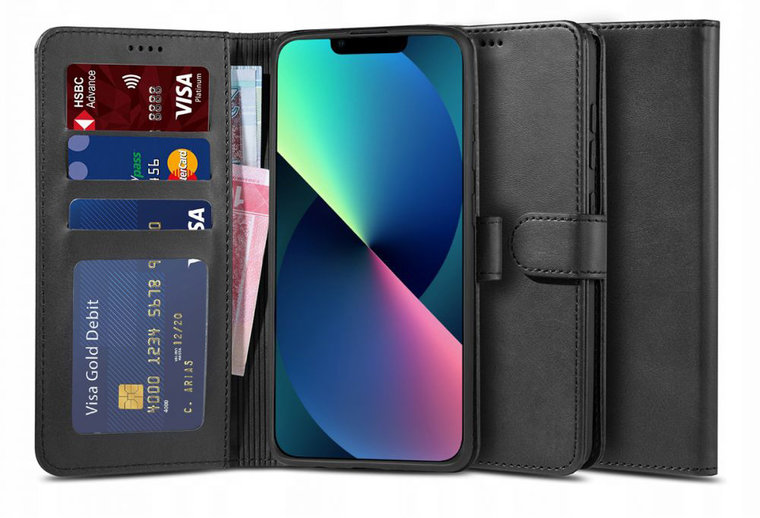 &nbsp;Tech Protection iPhone 13 Pro Max wallet hoesje Zwart