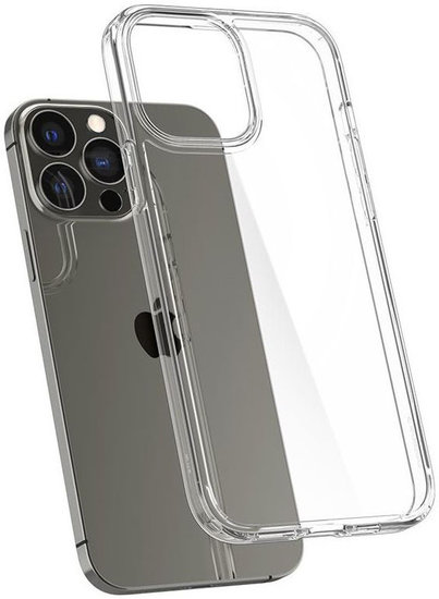 Spigen Crystal Hybrid iPhone 13 Pro hoesje Transparant