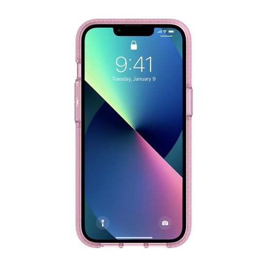 Griffin Survivor Clear iPhone 13 Pro hoesje Roze