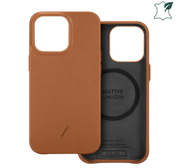 Native Union Clic Classic iPhone 13 Pro Max hoesje Bruin