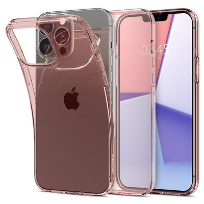 Spigen Crystal Flex iPhone 13 Pro Max hoesje Rose