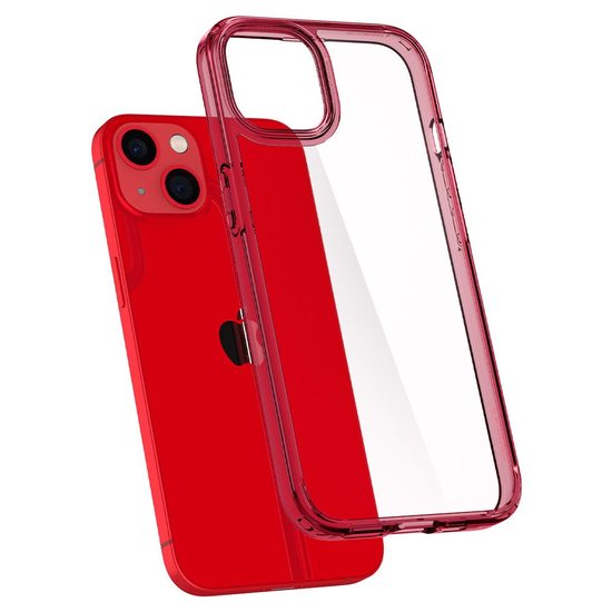 Spigen Ultra Hybrid iPhone 13 hoesje Rood