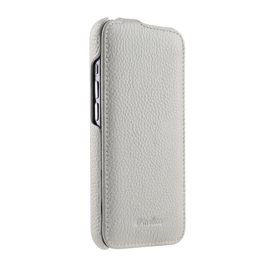 Melkco Leather Jacka iPhone 13 Pro hoesje Wit