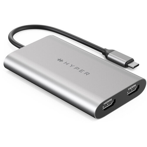 HyperDrive Apple Silicon M1 Dual HDMI adapter