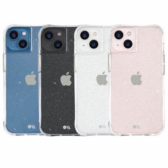 Case-Mate Sheer iPhone 13 hoesje Glitter