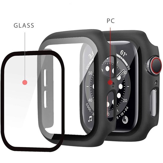 Glaasie Full Body Apple Watch 45 mm screenprotector Transparant