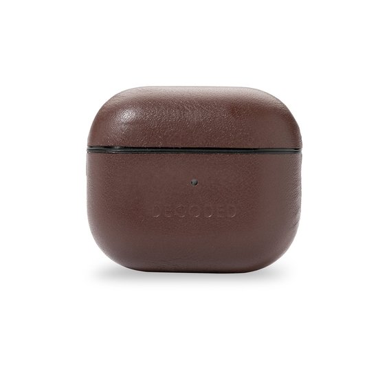 Decoded Leather leren AirPods 3 hoesje Bruin