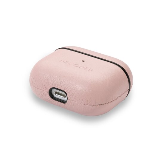 Decoded Leather leren AirPods 3 hoesje Roze