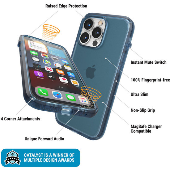 Catalyst Influence iPhone 13 Pro hoesje Blauw