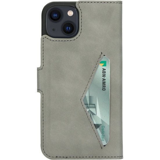 Mobiparts Classic Wallet iPhone 13 mini hoesje Grijs