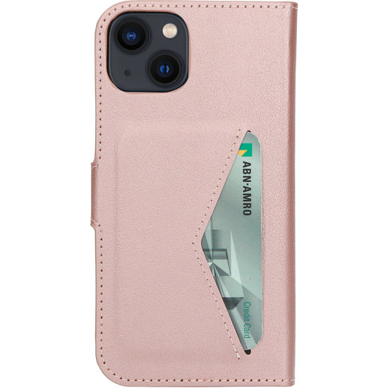 Mobiparts Classic Wallet iPhone 13 mini hoesje Roze