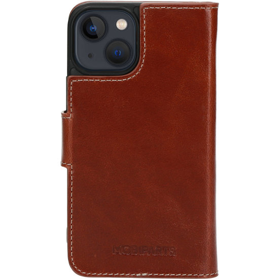 Mobiparts Excellent Wallet iPhone 13 mini hoesje Bruin