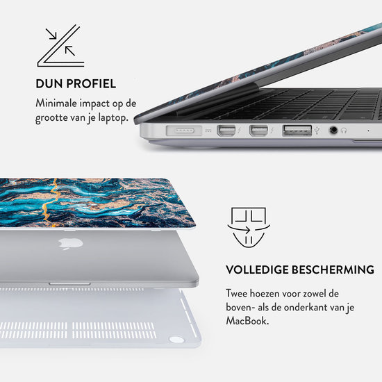 Burga MacBook Pro 14 inch hardshell Mystic River