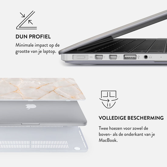 Burga MacBook Pro 16 inch M1 hardshell Vanilla Sand