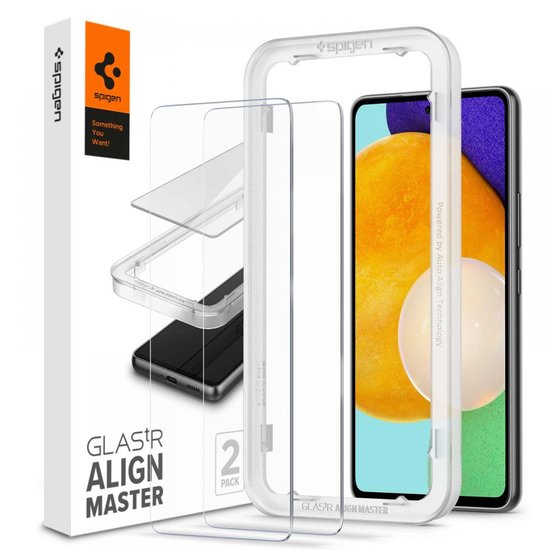 Spigen GlastR EZ Fit Galaxy Galaxy A53 glazen screenprotector 2 pack